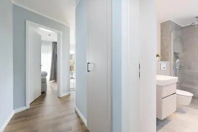 Ein Badezimmer in der Unterkunft Sturmfrei Suite 8