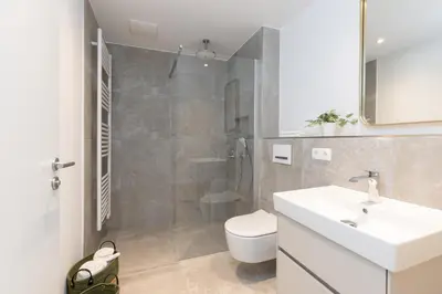 Ein Badezimmer in der Unterkunft Sturmfrei Suite 6