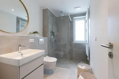 Ein Badezimmer in der Unterkunft Sturmfrei Suite 4