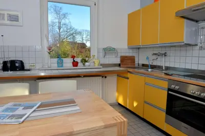 Küche/Küchenzeile in der Unterkunft Haus Memel