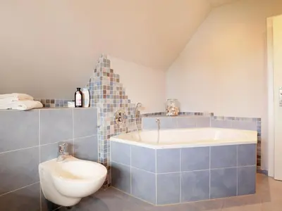 Ein Badezimmer in der Unterkunft Casa Mare Baltico Reethaus