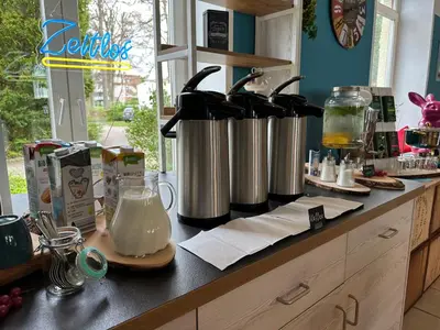 Kaffee-/Teezubehör in der Unterkunft Zeitlos Hotel Garni