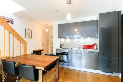 Küche/Küchenzeile in der Unterkunft Ferienwohnung Strandgefühl - Timmendorfer Strand