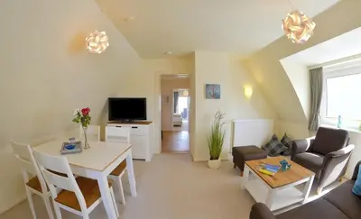 TV/Unterhaltungsangebot in der Unterkunft Maris Ferienwohnung Nr 48