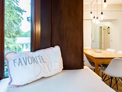 Ein Bett oder Betten in einem Zimmer der Unterkunft Lieblingsort fröhlichkeit