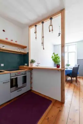 Küche/Küchenzeile in der Unterkunft City Apartment