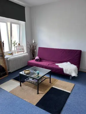 Ein Sitzbereich in der Unterkunft City Apartment