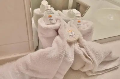 Ein Badezimmer in der Unterkunft Berliner Hof Berliner Hof Appartement 510