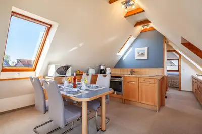 Küche/Küchenzeile in der Unterkunft Gästehaus Annabel