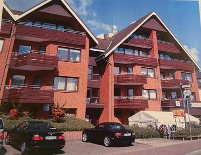 Das Gebäude in dem sich die Ferienwohnung befindet