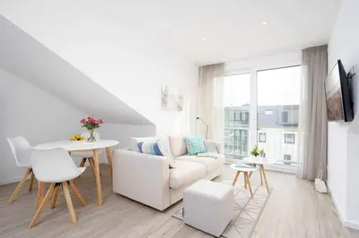 TV/Unterhaltungsangebot in der Unterkunft SEASIDE - Neubau mit Meeresblick