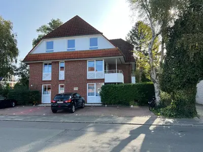 Das Gebäude in dem sich die Ferienwohnung befindet