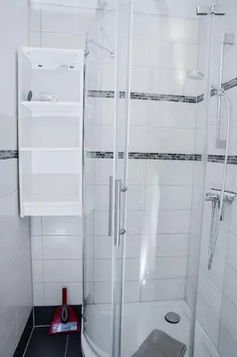 Ein Badezimmer in der Unterkunft Cozy and central Apartment Lübeck
