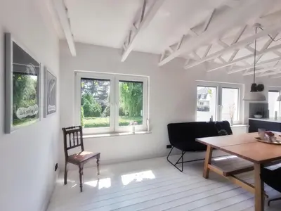 Ein Sitzbereich in der Unterkunft Tiny Loft Obj 37 2-4 Personen strandnah WLAN