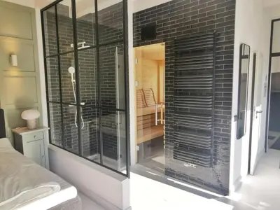 Ein Badezimmer in der Unterkunft Tiny Loft Obj 37 2-4 Personen strandnah WLAN