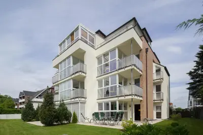 Das Gebäude in dem sich die Ferienwohnung befindet