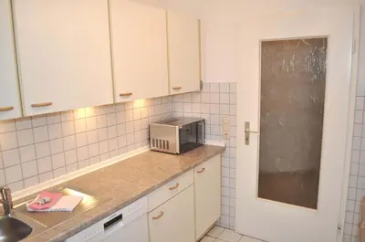 Küche/Küchenzeile in der Unterkunft Haus Heß Ferienwohnung Nr 04
