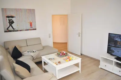 TV/Unterhaltungsangebot in der Unterkunft Haus Heß Ferienwohnung Nr 04