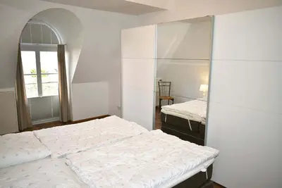 Ein Bett oder Betten in einem Zimmer der Unterkunft Haus Heß Ferienwohnung Nr 07