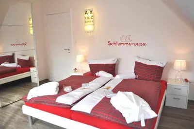 Ein Bett oder Betten in einem Zimmer der Unterkunft myOSTSEE Feeling Ferienwohnung