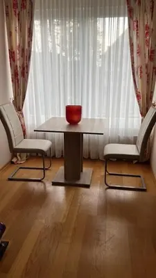 Ein Sitzbereich in der Unterkunft Dünenhaus Zimmer