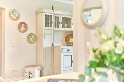 Küche/Küchenzeile in der Unterkunft Strandperle Apartment 7