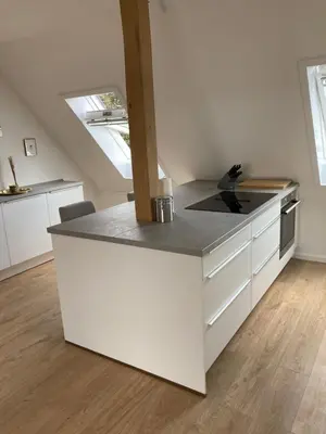 Küche/Küchenzeile in der Unterkunft Ferienwohnung kleines Glück