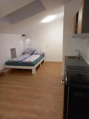 Küche/Küchenzeile in der Unterkunft Dorfblick vom Muckesberg