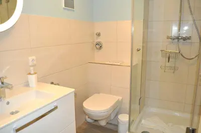 Ein Badezimmer in der Unterkunft Dock 28 Ferienwohnung