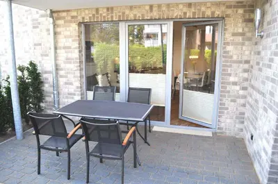 Ein Balkon oder eine Terrasse in der Unterkunft Domizil am Meer Nr 06 Ferienwohnung