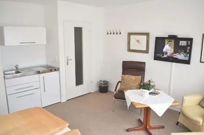 TV/Unterhaltungsangebot in der Unterkunft Gästehaus Steinhardt Appartement Nr 04
