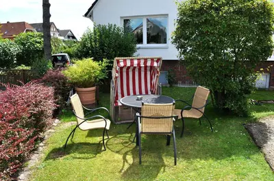 Ein Garten an der Unterkunft Gästehaus Steinhardt Appartement Nr 05