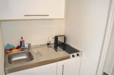 Küche/Küchenzeile in der Unterkunft Gästehaus Steinhardt Appartement Nr 05