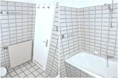 Ein Badezimmer in der Unterkunft Haus Dorothea Ferienwohnung Nr 02