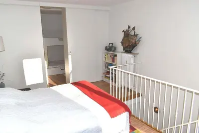 Ein Bett oder Betten in einem Zimmer der Unterkunft Haus Miramar Ferienwohnung Nr 20