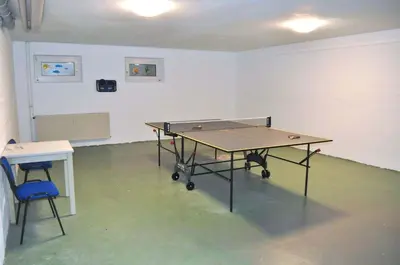 Tischtennis in der Unterkunft Haus Windrose Ferienwohnung Nr 03 oder in der Nähe