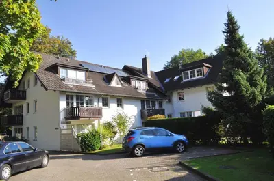 Das Gebäude in dem sich die Ferienwohnung befindet