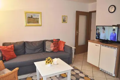 TV/Unterhaltungsangebot in der Unterkunft Haus Windrose Ferienwohnung Nr 11