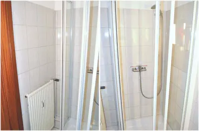 Ein Badezimmer in der Unterkunft Landhaus Köppen Ferienwohnung Nr 03