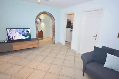 TV/Unterhaltungsangebot in der Unterkunft Lille Hus Ferienhaus