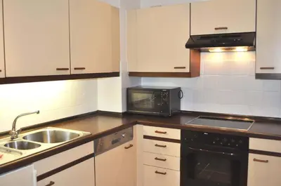 Küche/Küchenzeile in der Unterkunft Lisas Nest Ferienwohnung