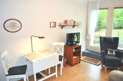 TV/Unterhaltungsangebot in der Unterkunft Muschel Appartement
