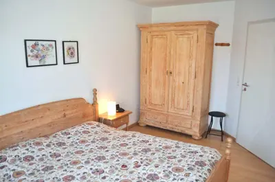 Ein Bett oder Betten in einem Zimmer der Unterkunft Ostseeallee 10 Ferienwohnung Nr 02