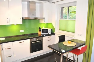 Küche/Küchenzeile in der Unterkunft Ostseeallee 11 Ferienwohnung Nr 03