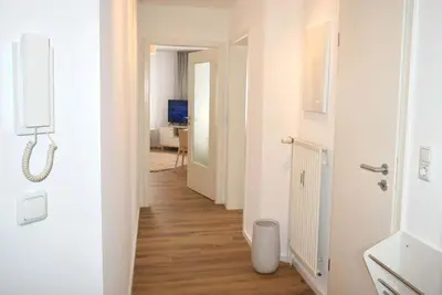 Ein Badezimmer in der Unterkunft Ostseeallee 4 Ferienwohnung Nr 21 Salz & Meer