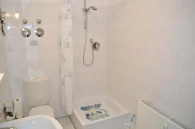 Ein Badezimmer in der Unterkunft Residenz Niendorf Ferienwohnung Nr 09