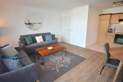 Küche/Küchenzeile in der Unterkunft Residenz Niendorf Ferienwohnung Nr 32