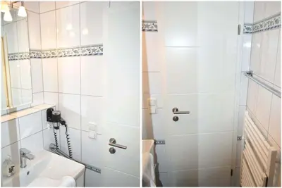 Ein Badezimmer in der Unterkunft Residenz Ostseestrand Ferienwohnung Nr 08