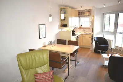 Küche/Küchenzeile in der Unterkunft Residenz Ostseestrand Ferienwohnung Nr 08