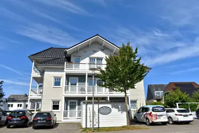 Das Gebäude in dem sich die Ferienwohnung befindet